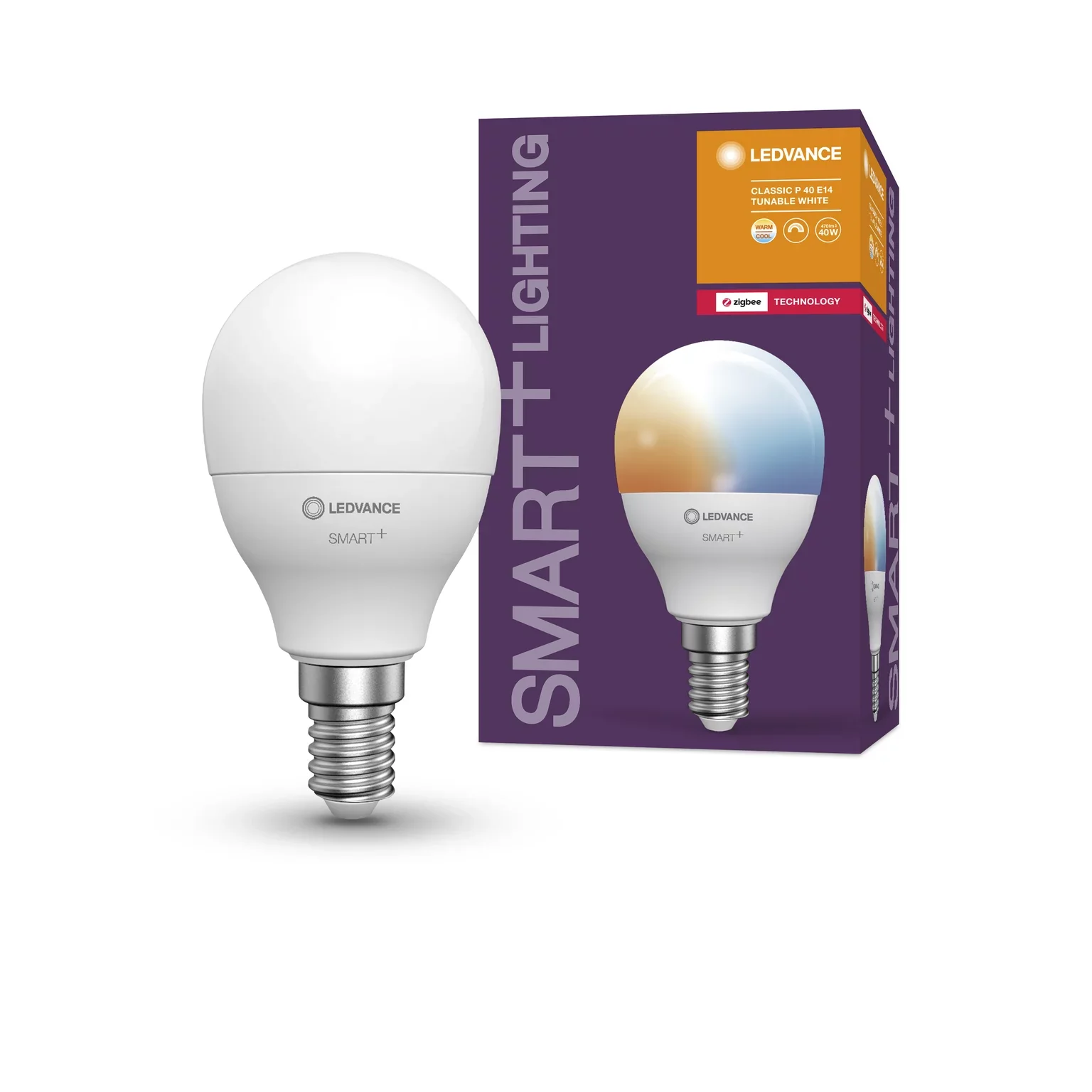 Ledvance SMART+ ZIGBEE Tunable White Classic P40 4.9W E14 - Image 3
