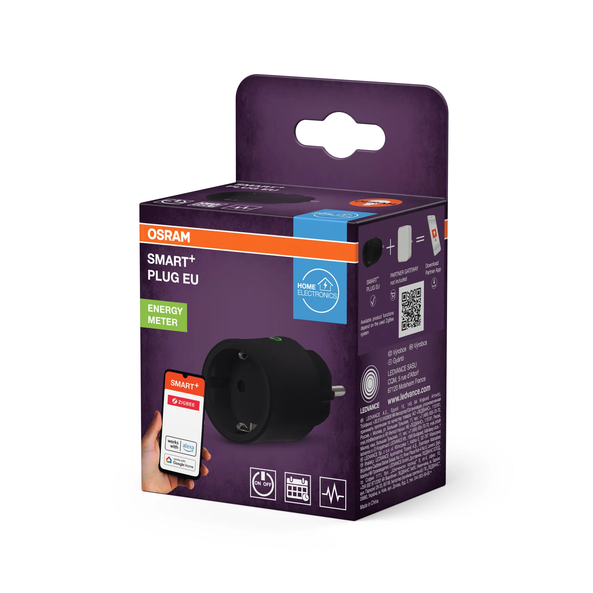 OSRAM SMART+ Plug med Zigbee-teknik, svart - Image 4