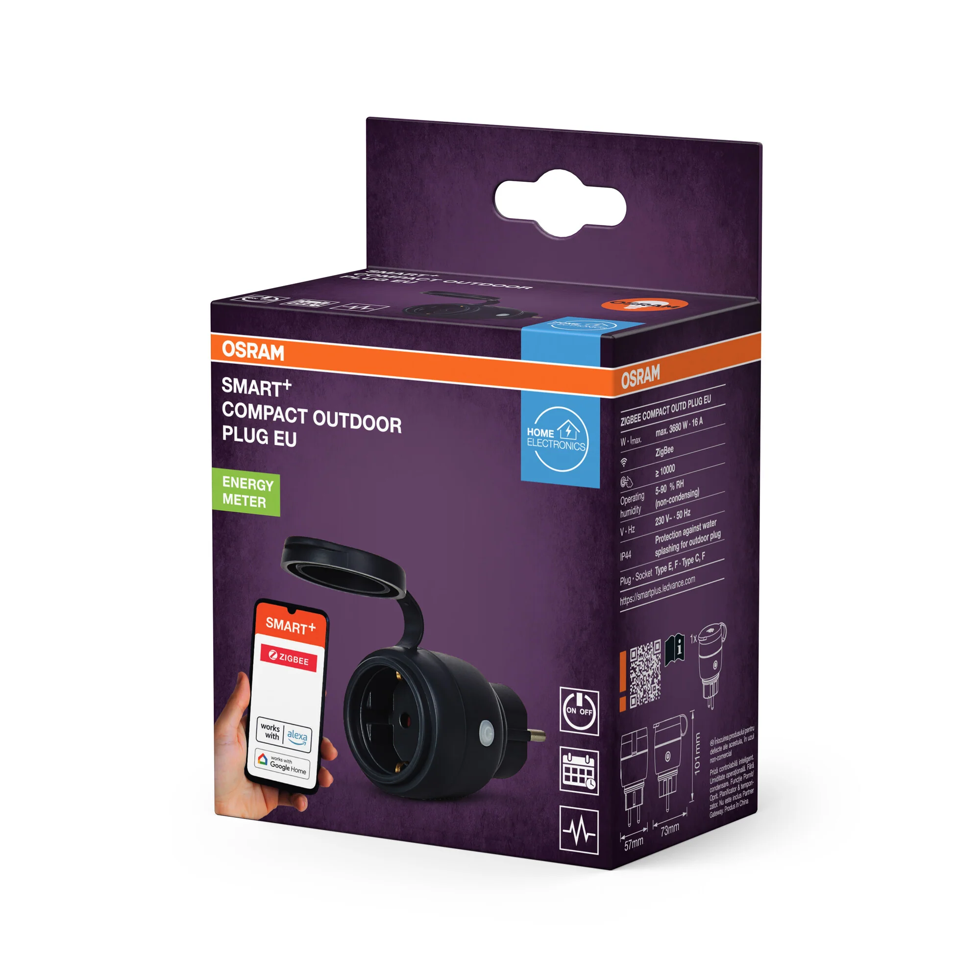 OSRAM SMART+ ZIGBEE Utomhusuttag Svart - Image 4